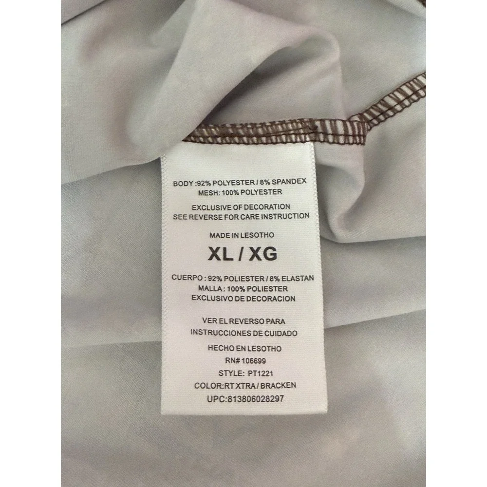 Habit Realtree Xtra Camo Scent Brown 1/4 Zip Pullover Shirt‎ XL Hunting Outdoors - Picture 5 of 5